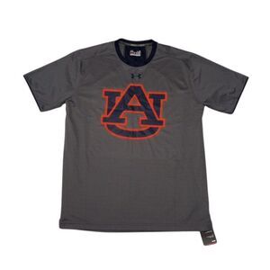 Under Armour Men's Large Shirt NEW WITH TAGS Auburn Tigers Heatgear Short Sleeve